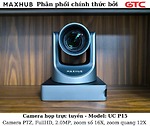 CAMERA HỘI NGHỊ TRỰC TUYẾN - MAXHUB UC P15