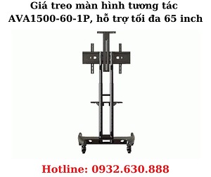 Giá Treo Di động cho màn hình tương tác, lên tới 65 inch
