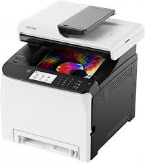 Máy in laser màu Ricoh SP C261SFNW in 2 mặt, fax, photo 2 mặt, scan 2 mặt bản gốc tự động, wifi, netwword