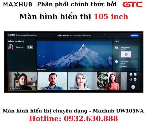 MÀN HÌNH HIỂN THỊ CHUYÊN DỤNG - MAXHUB UW105NA 105 INCH